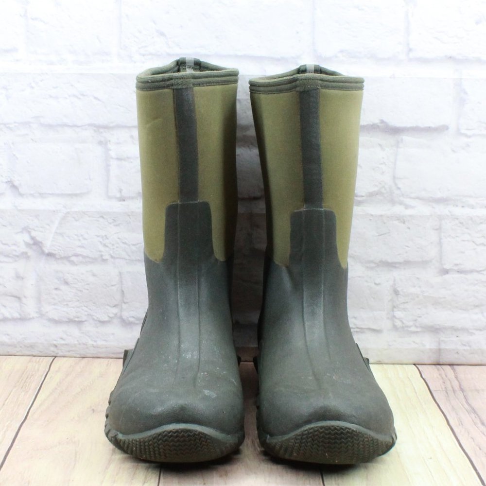 The Original Muck Boot Company Unisex Green Rubber Waterproof Rain Boots 13-13.5 - Picture 4 of 8